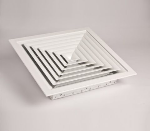 Eğrisel Kanat Dairesel Anemostadı, çevik air